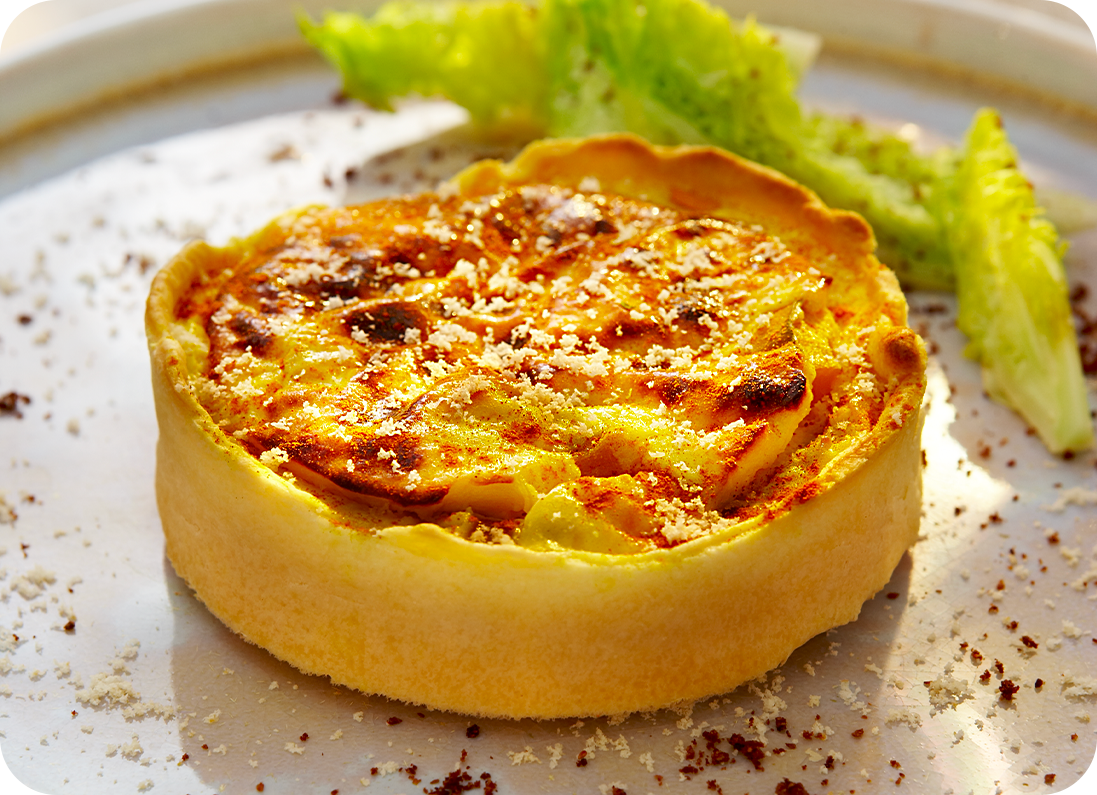 TARTE CHÈVRE ET CAROTTE